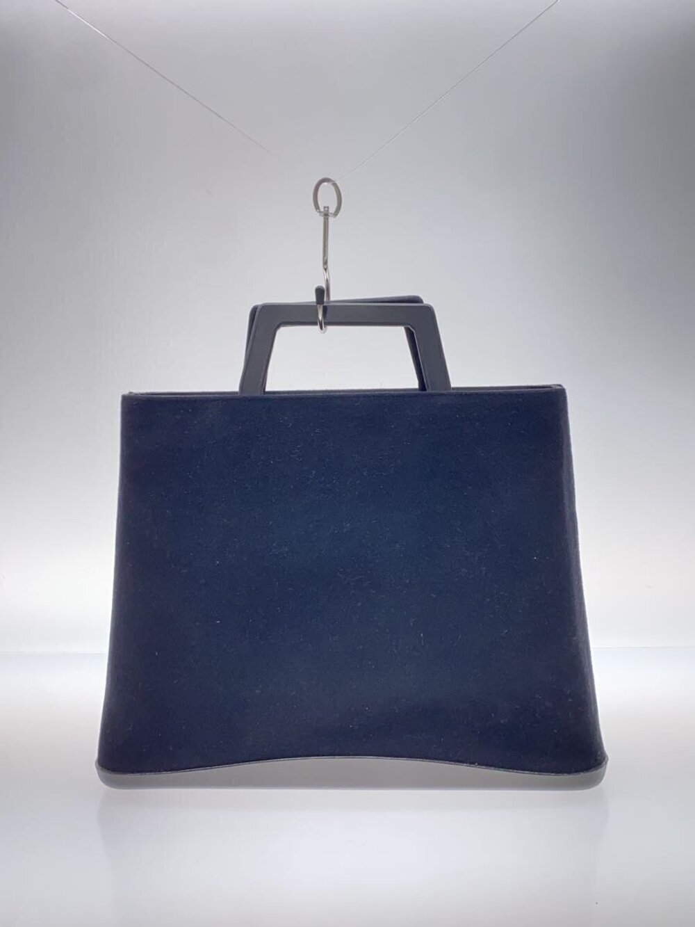 Salvatore Ferragamo Handbag Wool Navy Blue